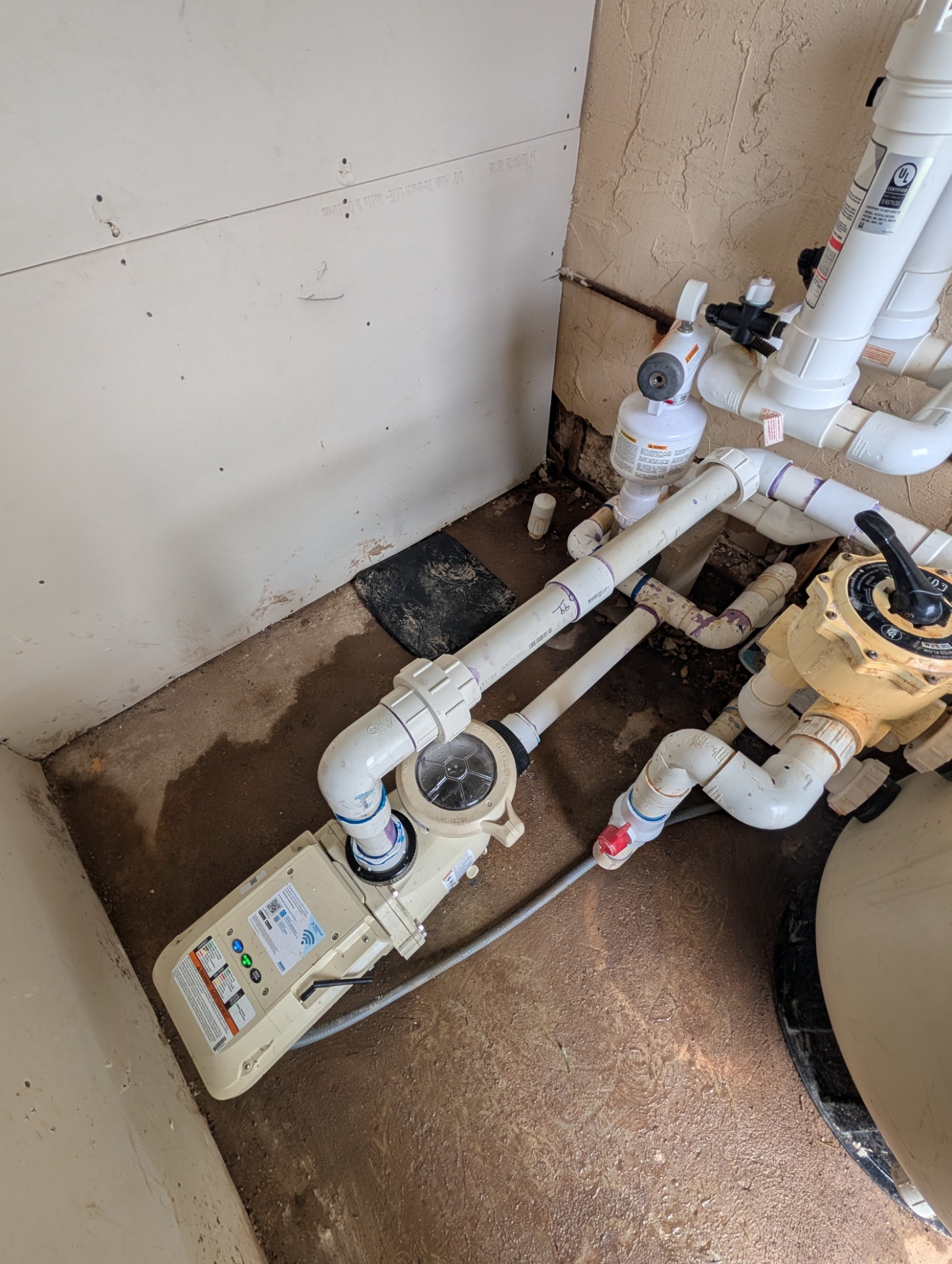 Replaced failed pump motor in Bossier City